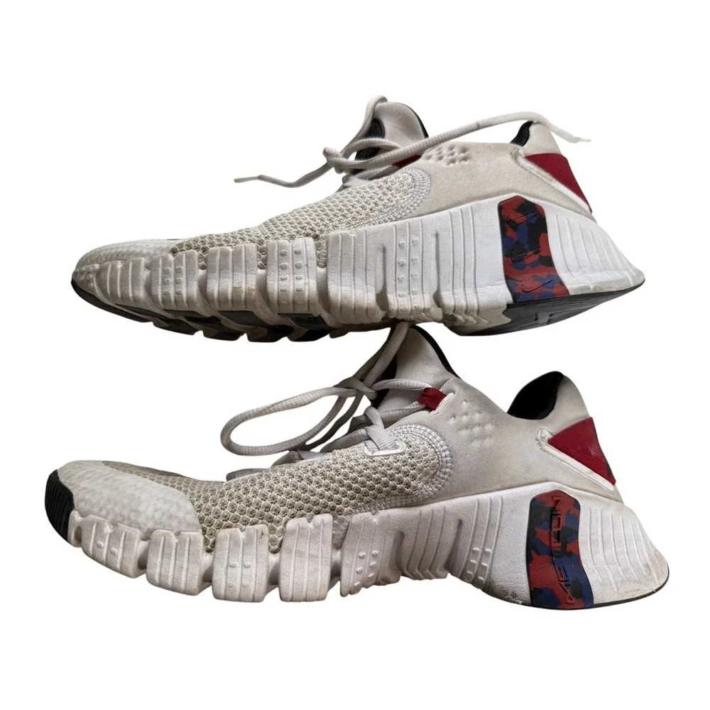 Nike Free Metcon white, red and blue Men's Size 10.5